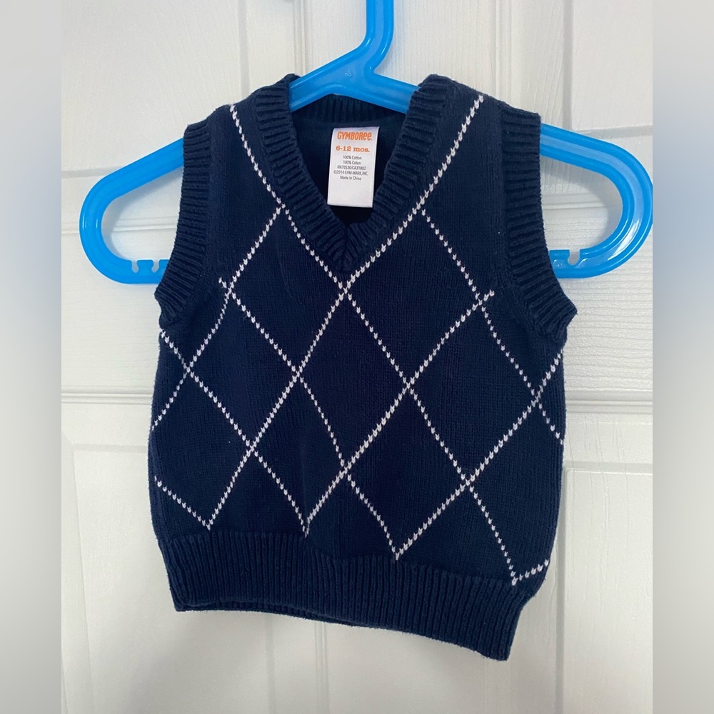 Gymboree Sweater Vest, 6-12 months